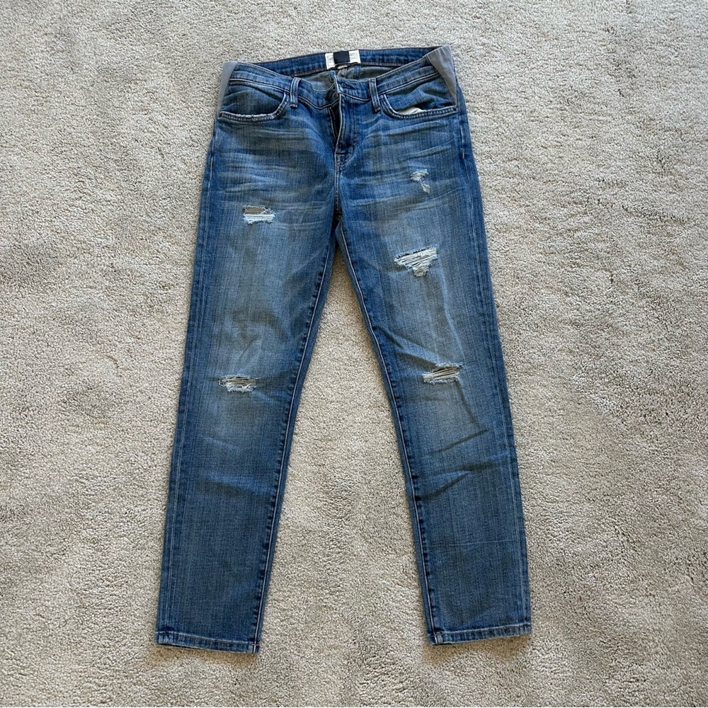 Hatch Current/Elliott Maternity boyfriend jeans, size 26